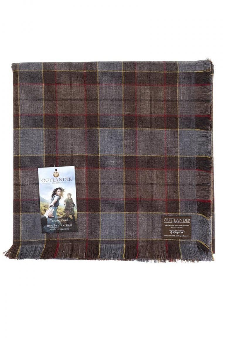 Outlander Fraser Tartan Shawl