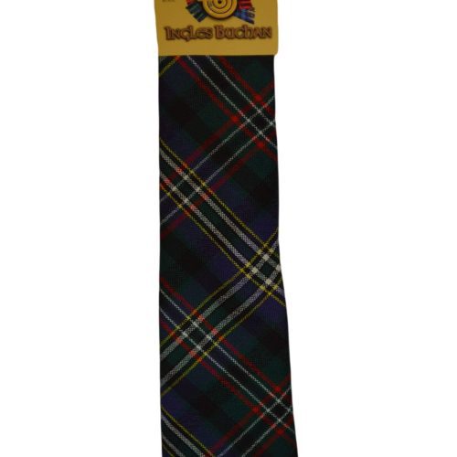 Men's Wool Tartan Tie - Scott Green Modern