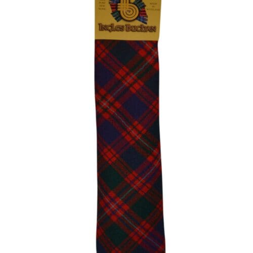 Men's Wool Tartan Tie - MacIntyre Modern - Red