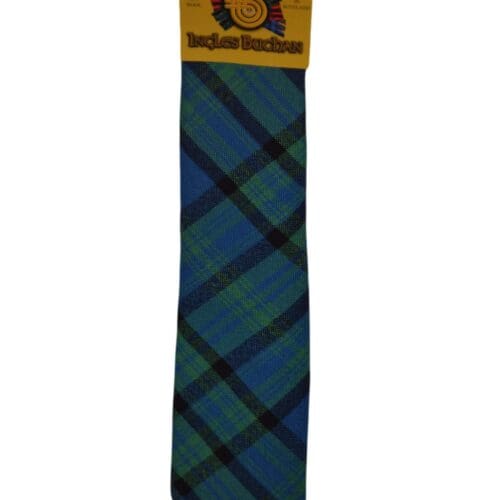 Men's Wool Tartan Tie - Matheson Hunting Ancient - Blue