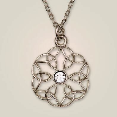 Ladies Pewter Necklace APS 123