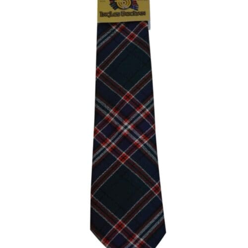Men's Wool Tartan Tie - MacFarlane Hunting Modern
