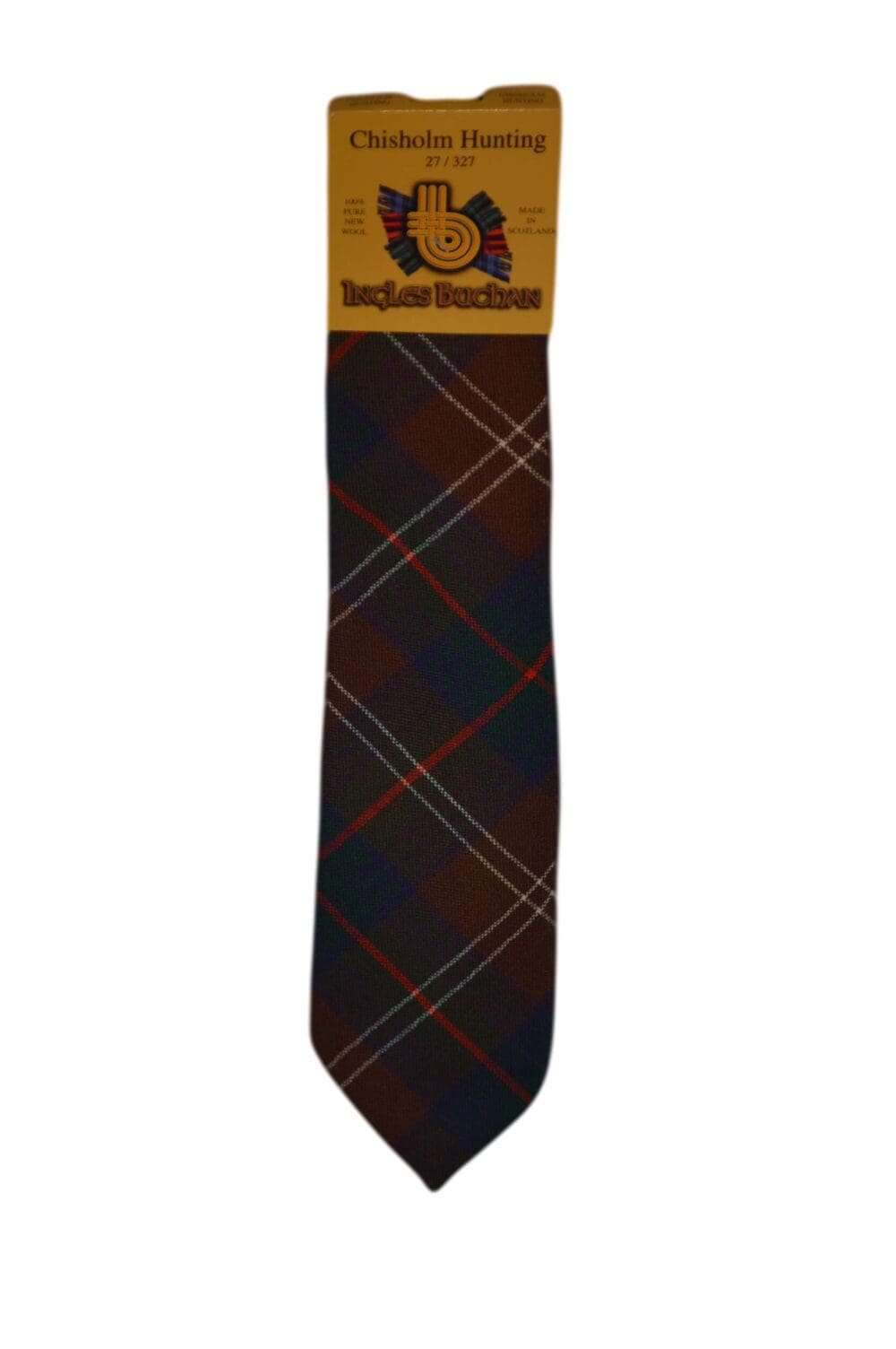 Men's Wool Tartan Tie - Chisolm Hunting Modern