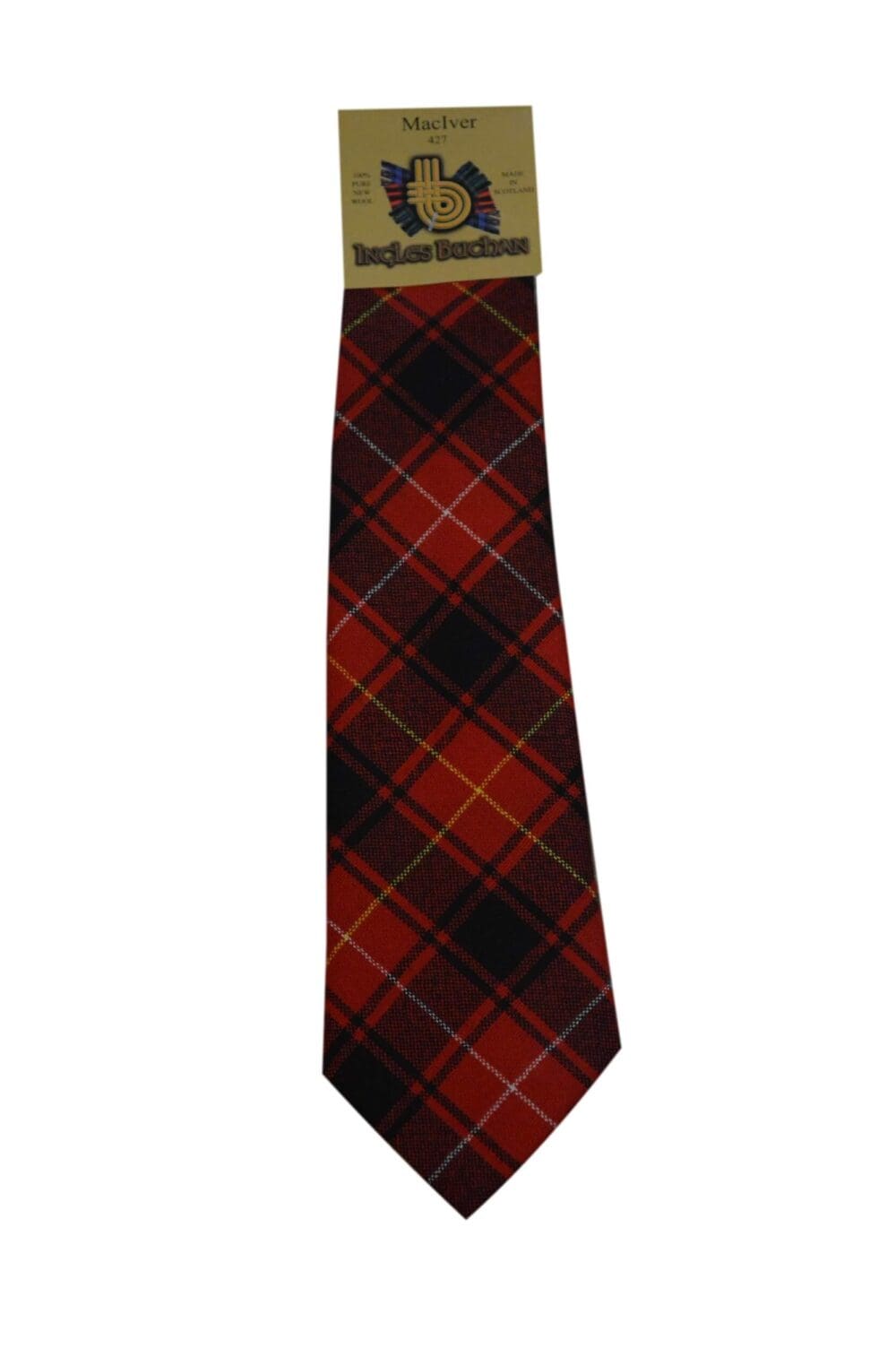 Men's Wool Tartan Tie - MacIvor Modern