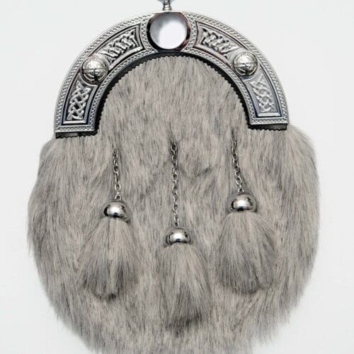 Dress Grey Synthetic Fur Sporran