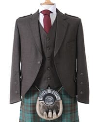 Brown Crail Kilt Jacket and Waistcoat