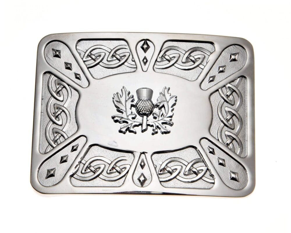 Z-Thistle Chrome Buckle