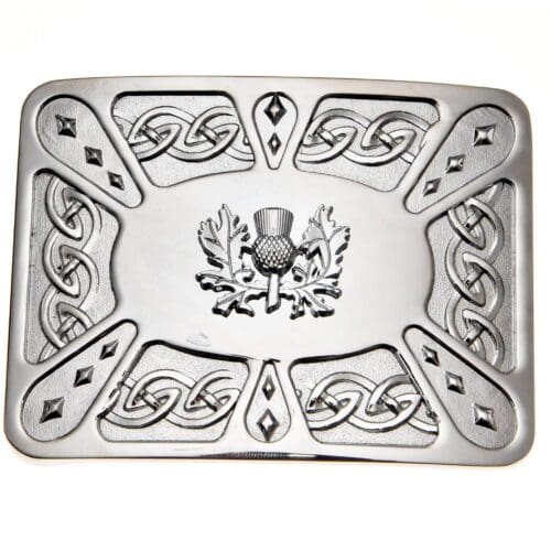 Z-Thistle Chrome Buckle