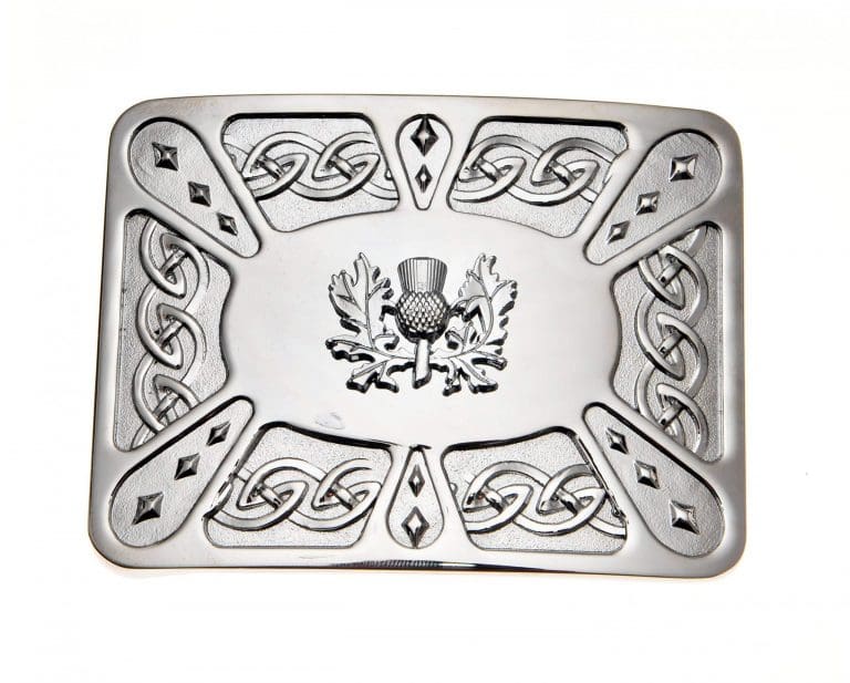 Z-Thistle Chrome Buckle