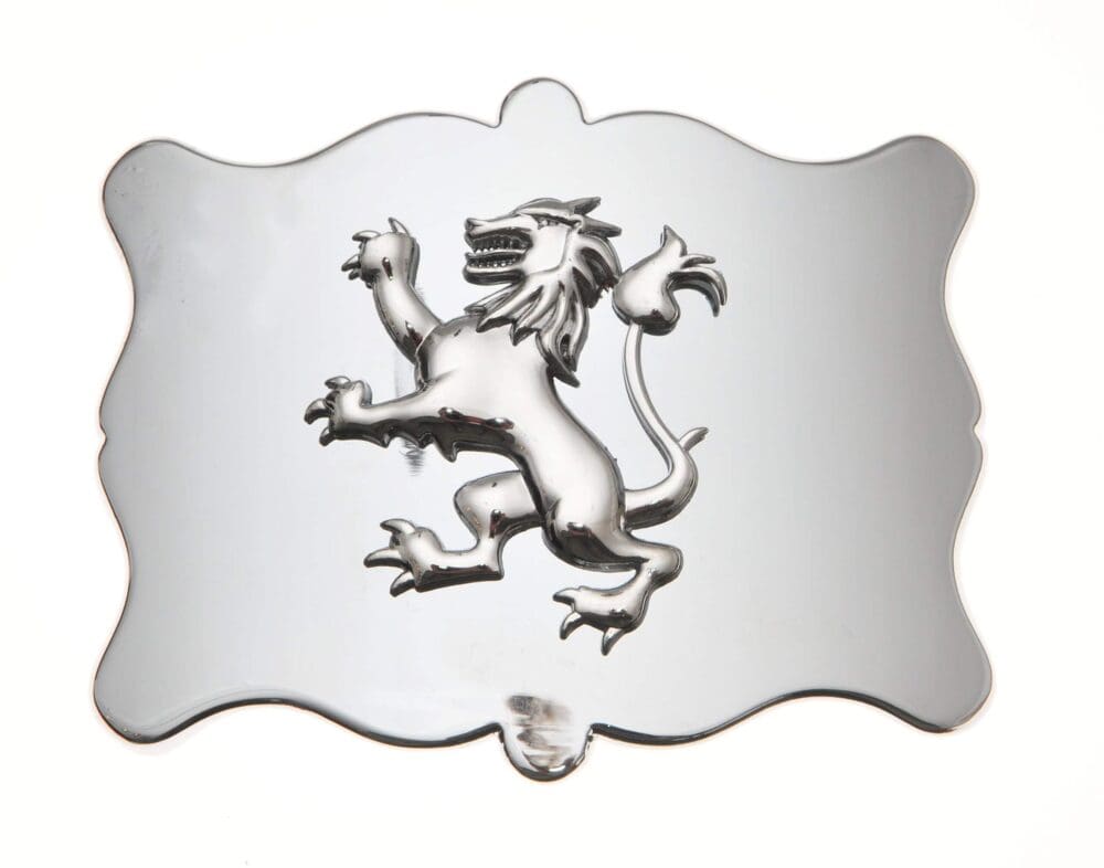 Plain Lion Chrome Buckle