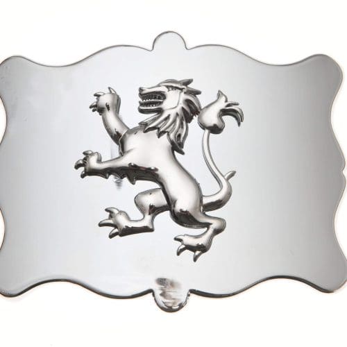 Plain Lion Chrome Buckle