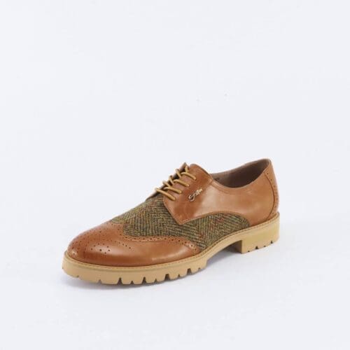 Harris Tweed Tan Shoes