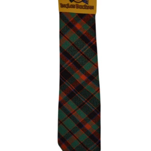 Men's Wool Tartan Tie - Cumming Hunting Modern