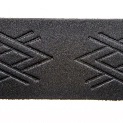 Velcro Belt - Embossed Criss Cross