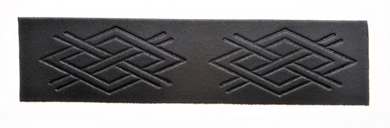 Velcro Belt - Embossed Criss Cross