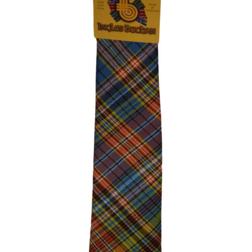 Men's Wool Tartan Tie - Ogilvie Airlie Ancient