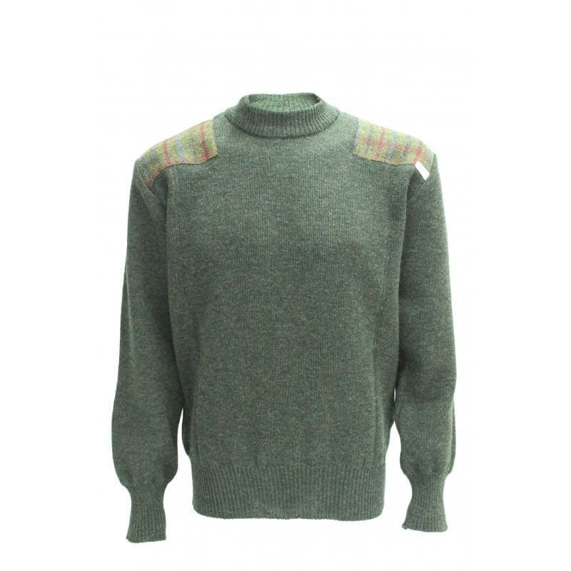 'Drover' Harris Tweed Crew Neck Sweater - House of Henderson