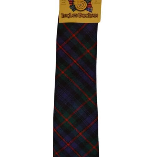 Men's Wool Tartan Tie - Murray Atholl Modern - Navy