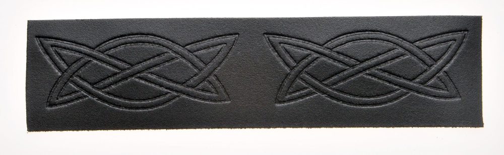 Velcro Belt - Embossed Gothic