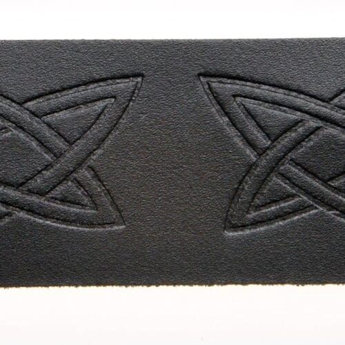 Velcro Belt - Embossed Gothic