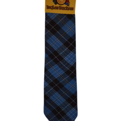 Men's Wool Tartan Tie - Clergy Ancient - Blue