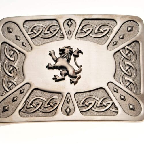 Kilt Buckle - Lion on Zoomorphic Antique