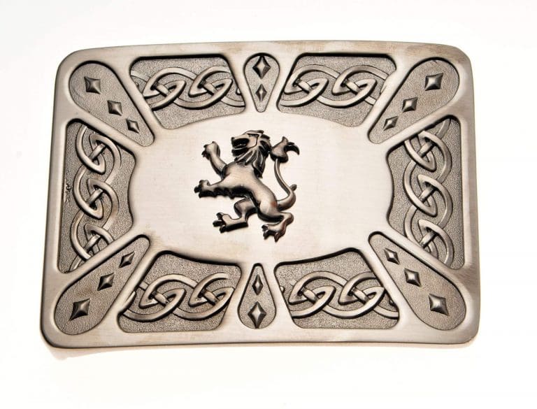 Kilt Buckle - Lion on Zoomorphic Antique