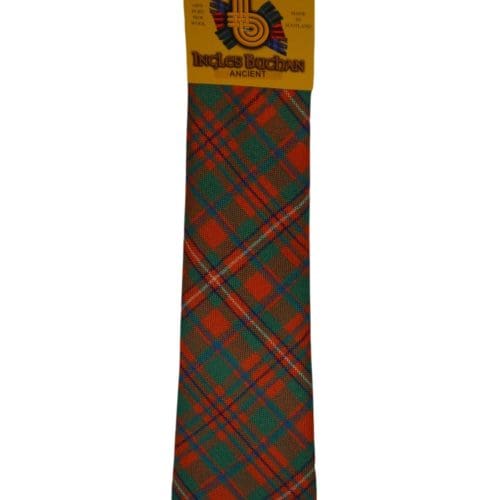 Men's Wool Tartan Tie - MacKinnon Ancient - Orange