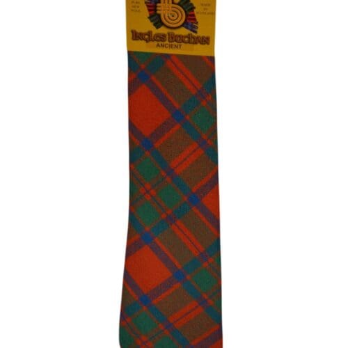 Men's Wool Tartan Tie - MacIntosh Ancient - Orange