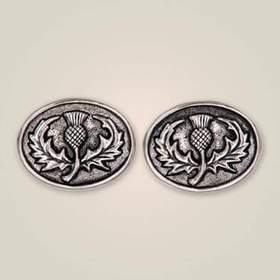 Thistle Oval Cufflinks APS 113