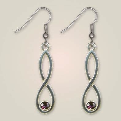 Ladies Pewter Earrings APS 182E