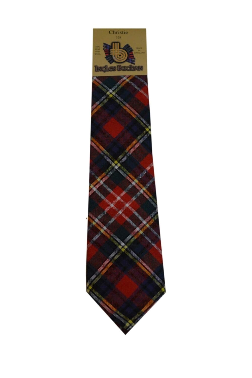 Men's Wool Tartan Tie - Christie Modern