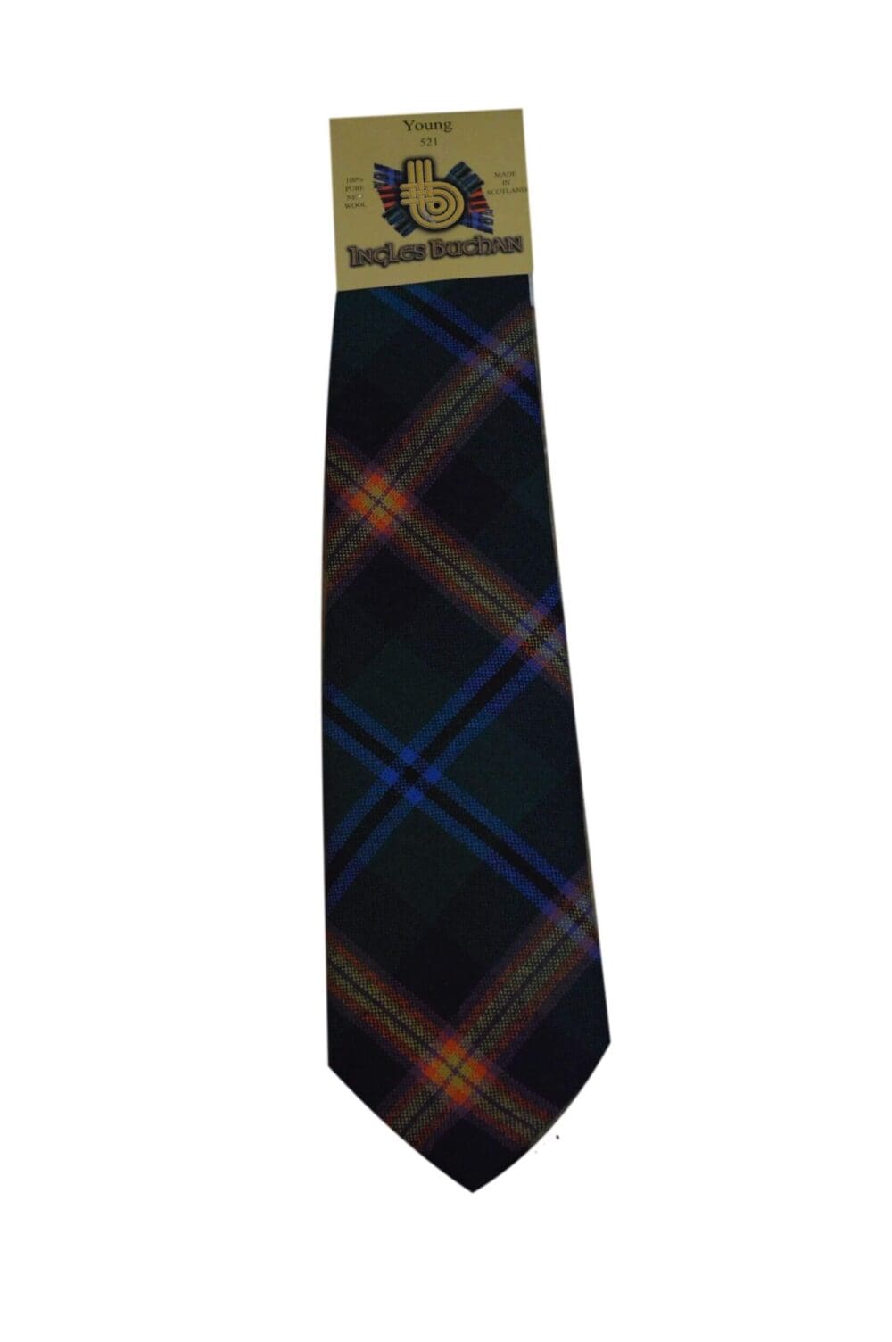 Men's Wool Tartan Tie - Young Modern