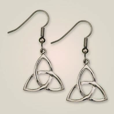 Ladies Pewter Earrings APS 120E