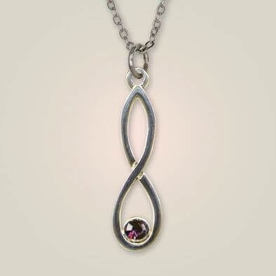 Ladies Pewter Necklace APS 182P