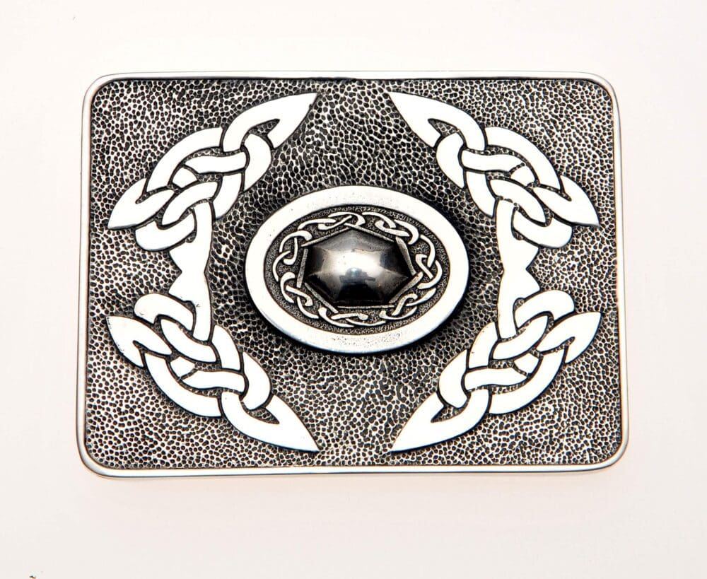 Kilt Buckle - Oval Bulldog