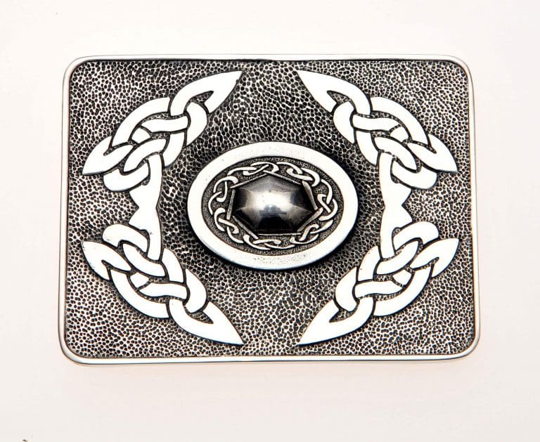 Kilt Buckle - Oval Bulldog