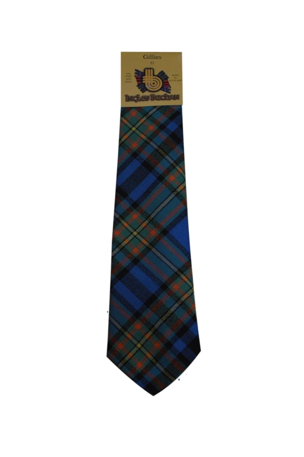 Men's Wool Tartan Tie - Gillies Ancient