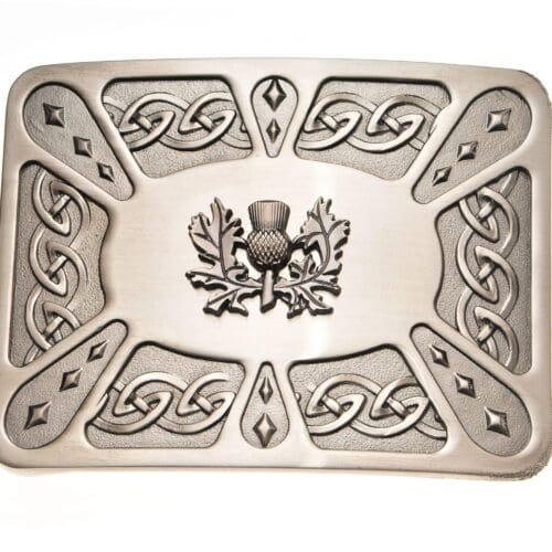 Kilt Buckle - Thistle on Zoomorphic Antique