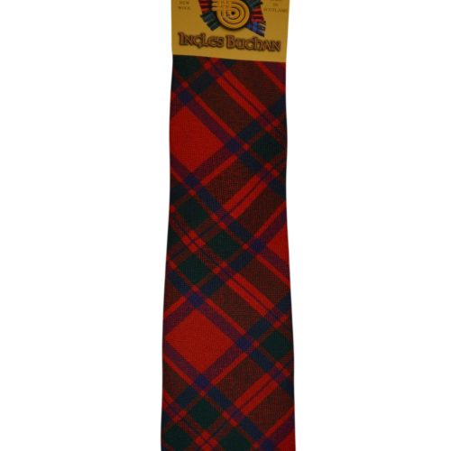 Men's Wool Tartan Tie - MacIntosh Modern - Red