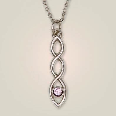 Ladies Pewter Necklace APS 192P