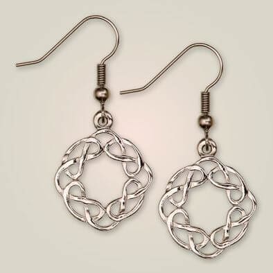 Ladies Pewter Earrings APS 231E