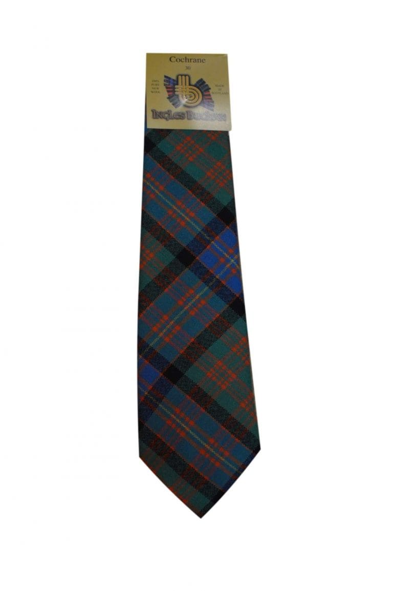 Men's Wool Tartan Tie - Cochrane Ancient
