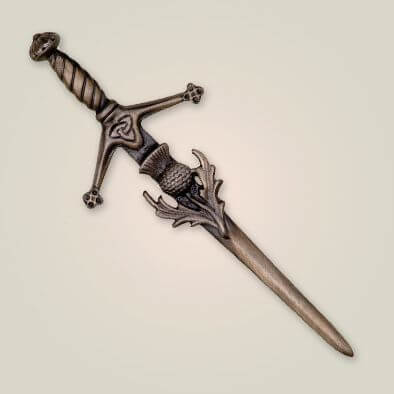 Antique Thistle Sword Kilt Pin APS 97ANT