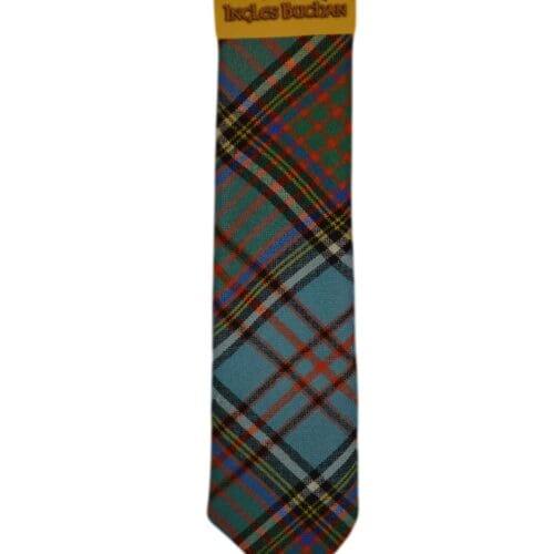 Men's Wool Tartan Tie - Anderson Ancient - Blue