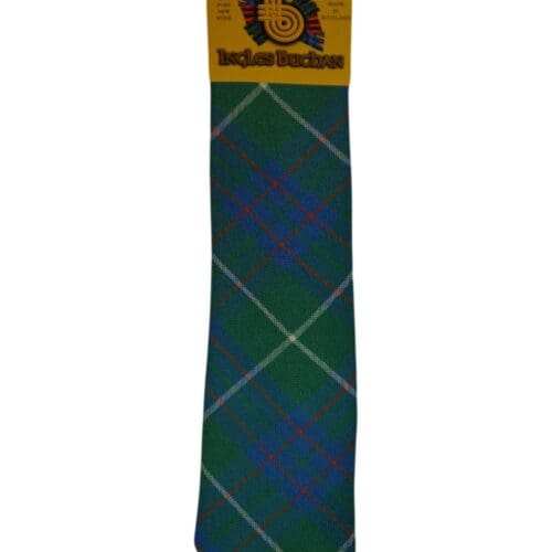 Men's Wool Tartan Tie - MacIntyre Hunting Ancient - Green