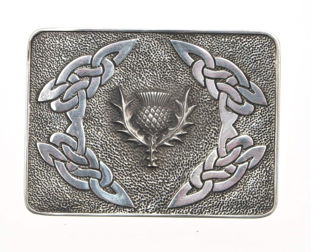 Kilt Buckle - Thistle Bulldog