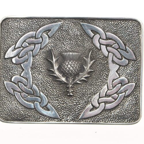 Kilt Buckle - Thistle Bulldog