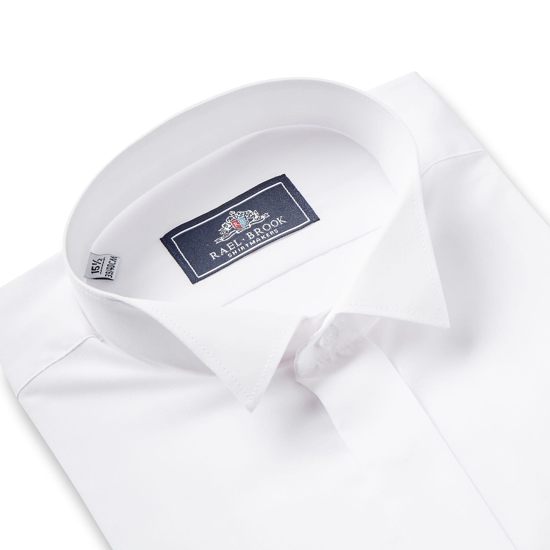 Plain Front Dress Shirt with Wing Collar House of Henderson