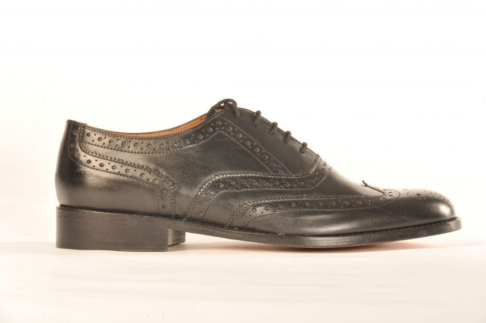Black Day Brogues with Goodyear Welted Sole - Image 3